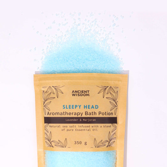Aromatherapy Bath Potion in Kraft Bag 350g - Sleepy head